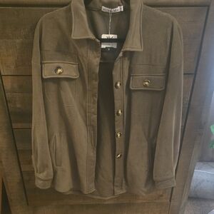 Michelle Mae Olive Utility Jacket